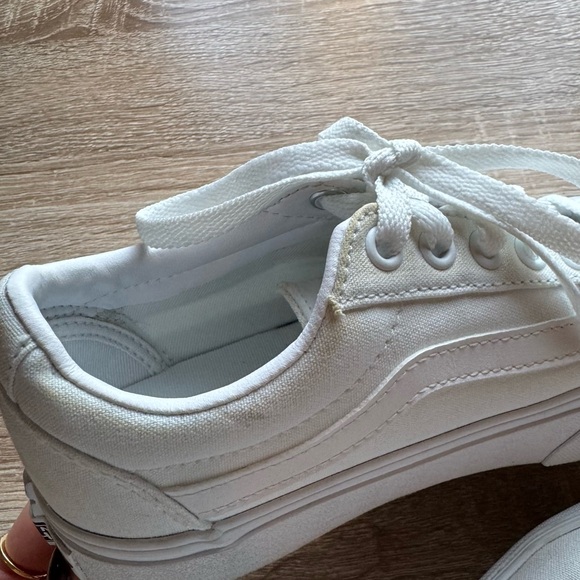 Women’s Vans Old Skool Stackform Shoe in True White Size 5.5 Skate Urban - Picture 5 of 6
